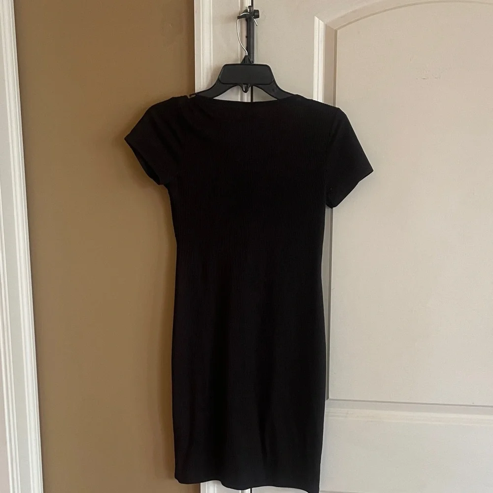 Olivia Rae Black Ribbed Top - Picture 4 of 4